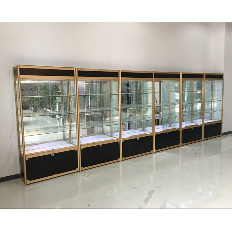 玻璃精品展柜展示柜礼品化妆品样品手办模型陈列柜商用展示柜