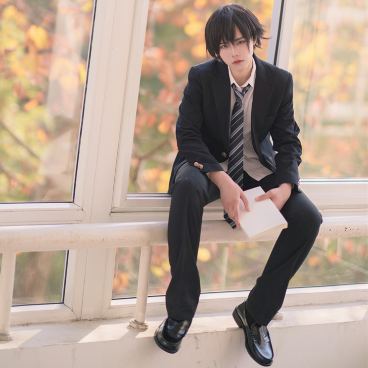 制服日系dk正统版型西装外套上衣jk男学生西服