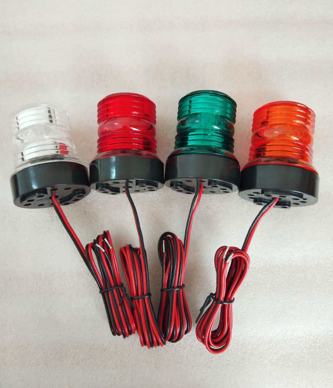 12v24v游艇led信号灯快艇照灯小艇尾灯船锚红绿led指示灯