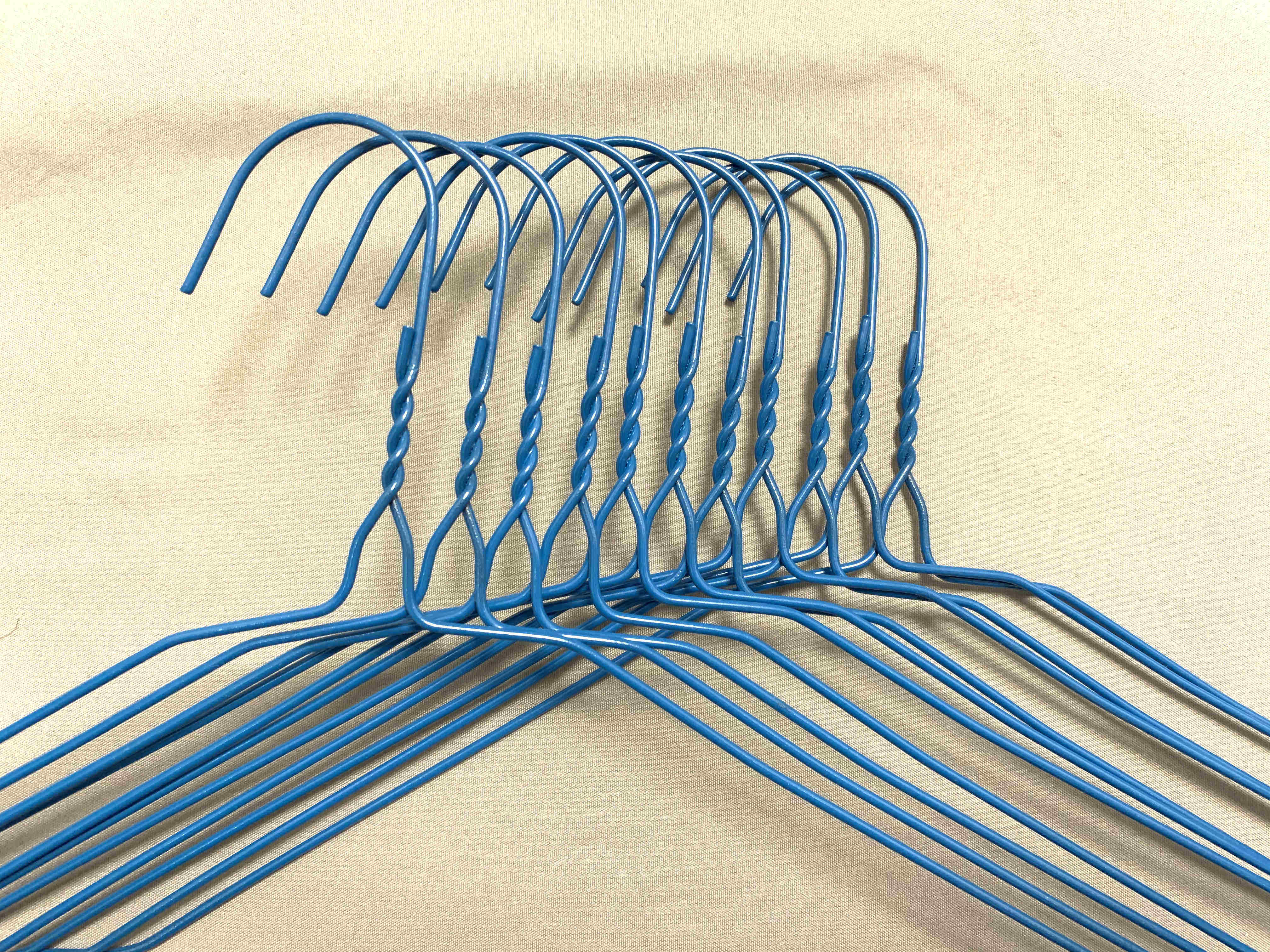 干洗店专用一次性衣架包邮钢丝600个洗衣店衣撑铁丝衣架