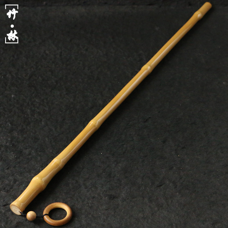 一物把玩节棍竹节手持竹雕教鞭实心一拍异形竹编