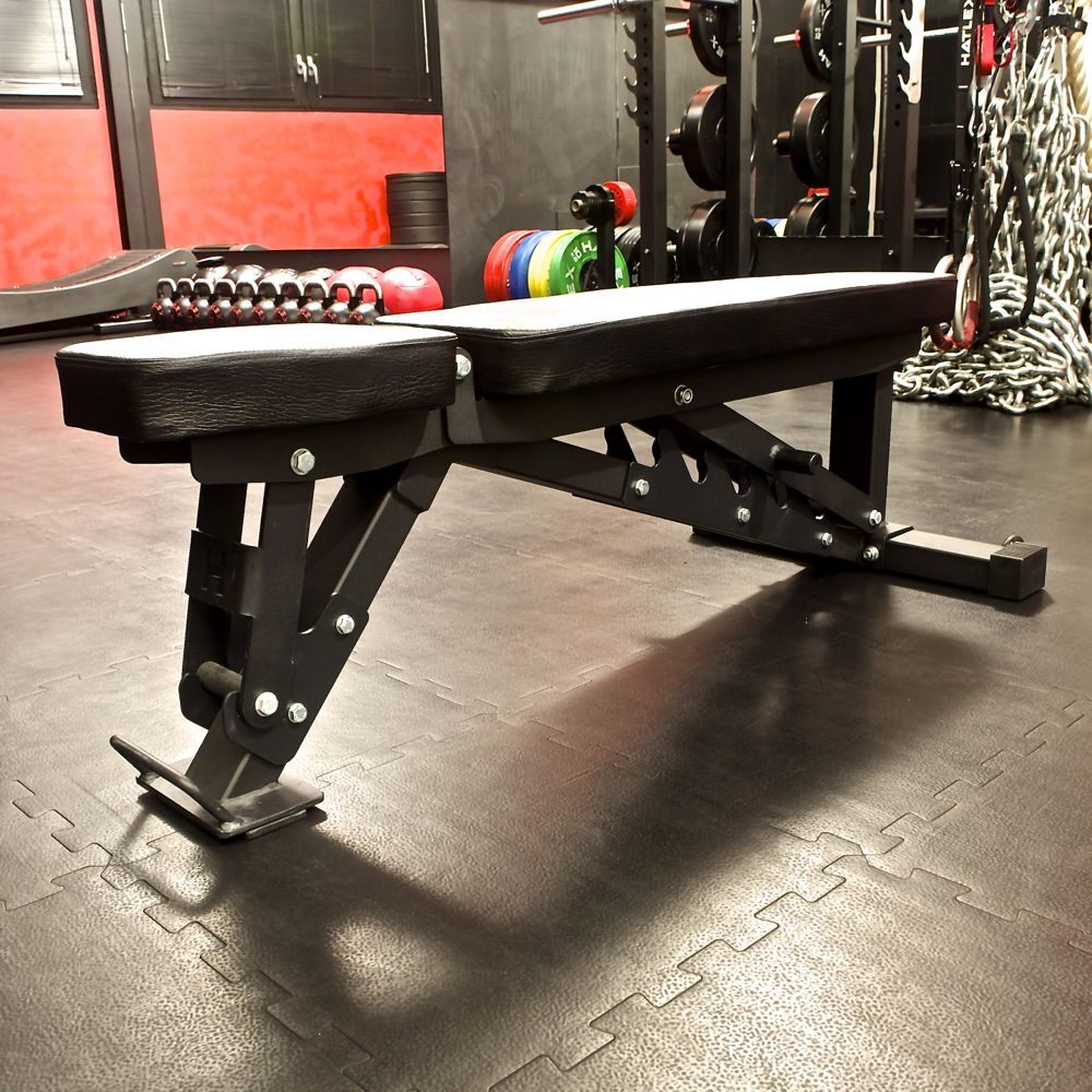 hatlex 重型卧推凳 哑铃凳 调节哑铃凳 杠铃凳重49kg