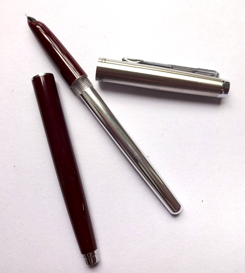 老式英雄捏挤吸水钢笔学生标准型书写书法练字钢笔