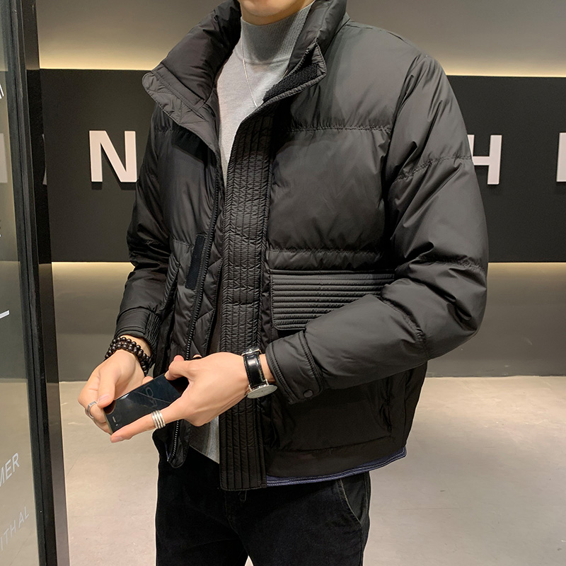 羽绒服男士短款加厚冬装潮牌2022新款秋冬季潮流帅气保暖外套男装