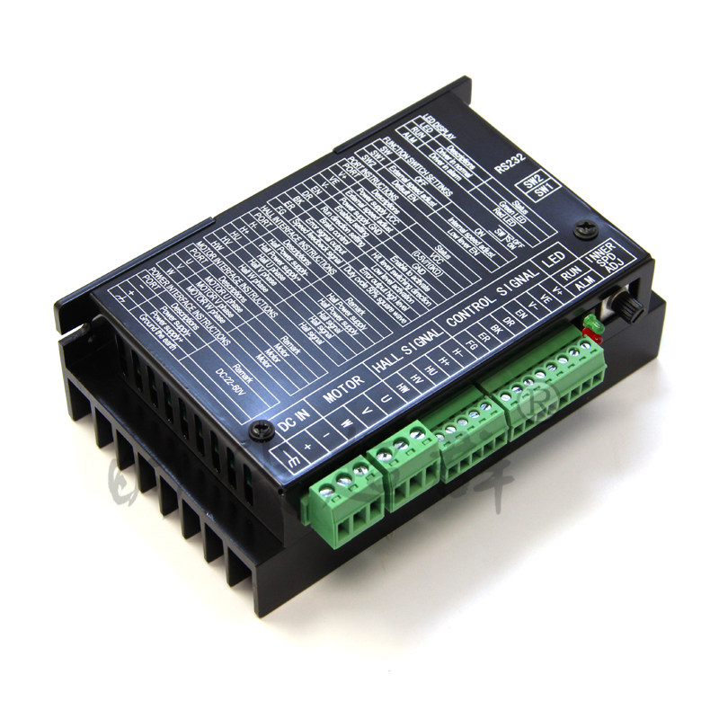 zm6615m直流无刷电机驱动器60v15a电流马达控制器驱动器