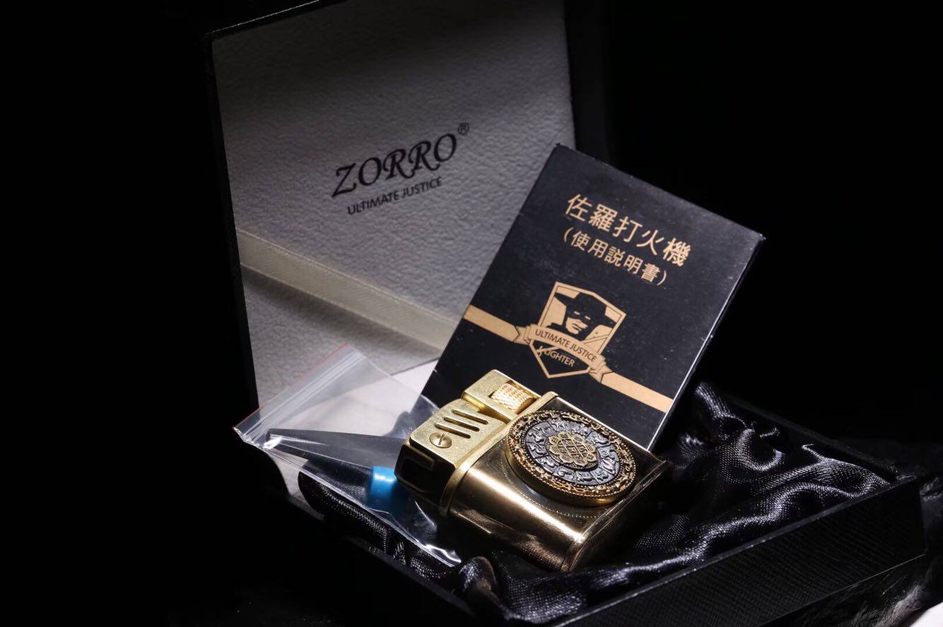 zorro佐罗时来运转九宫八卦黑科技一划弹力煤油打火机煤油打火机