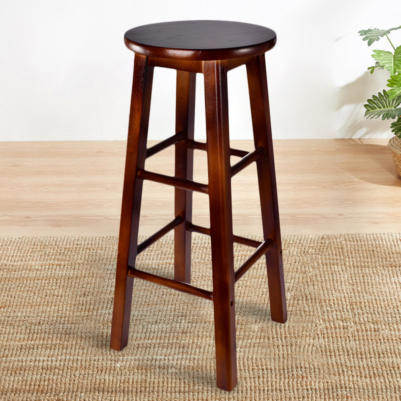 实木方凳木头凳子加厚家用矮凳餐凳原木中式高木凳小方凳木登板凳
