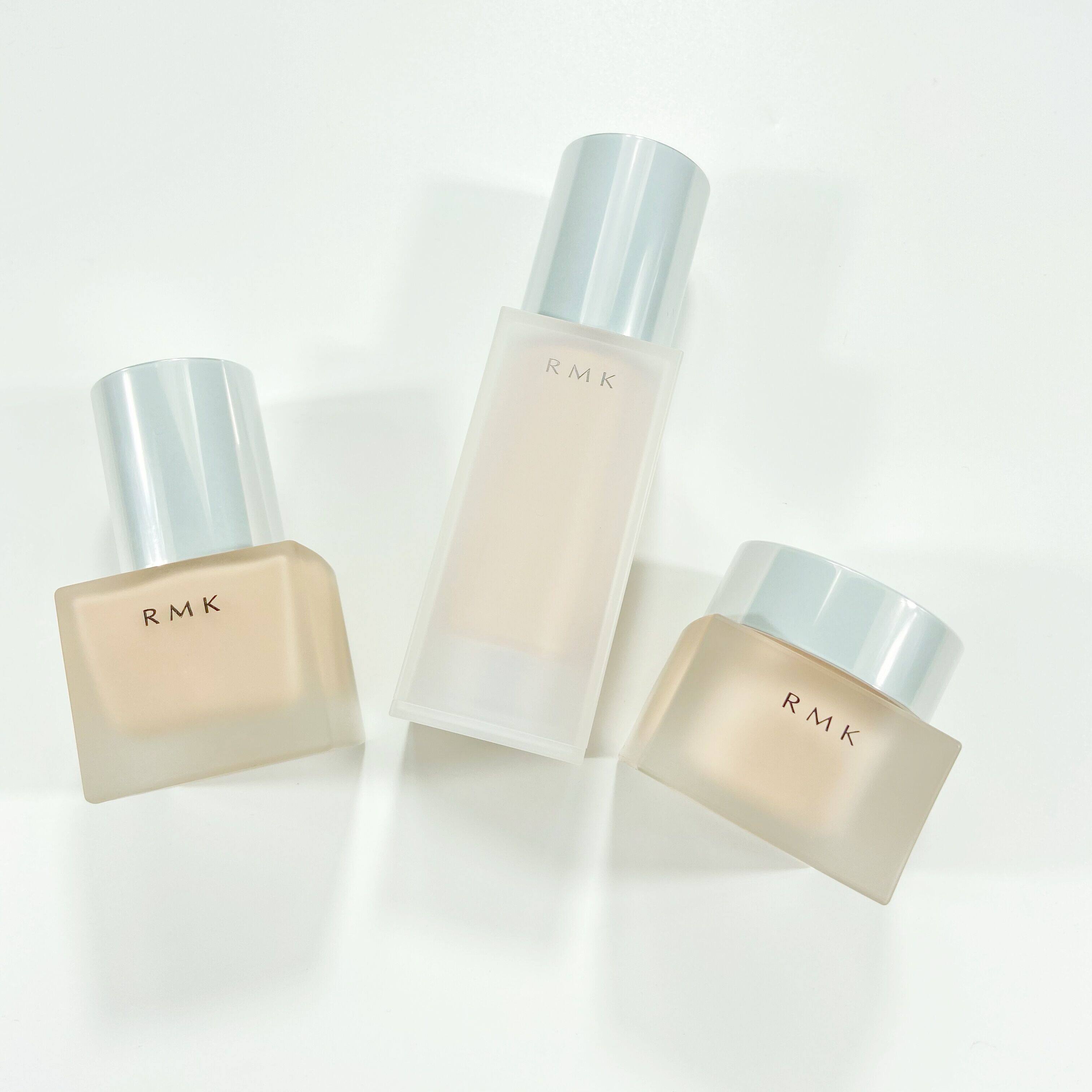 现货日本rmk水凝粉底霜光彩粉霜丝粉底液小样粉底液
