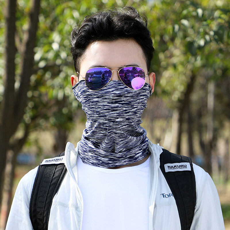 户外百变魔术头巾男士薄款包头防晒冰丝脖套围巾