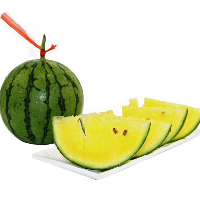 仁风富硒西瓜水果新鲜孕妇黄瓤黄当季迷你无籽西瓜