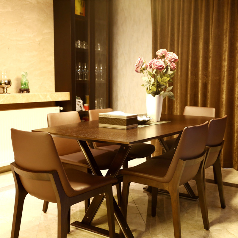 coomo楷模家具旗舰店专柜正品dt23雷亚餐桌桌椅餐桌