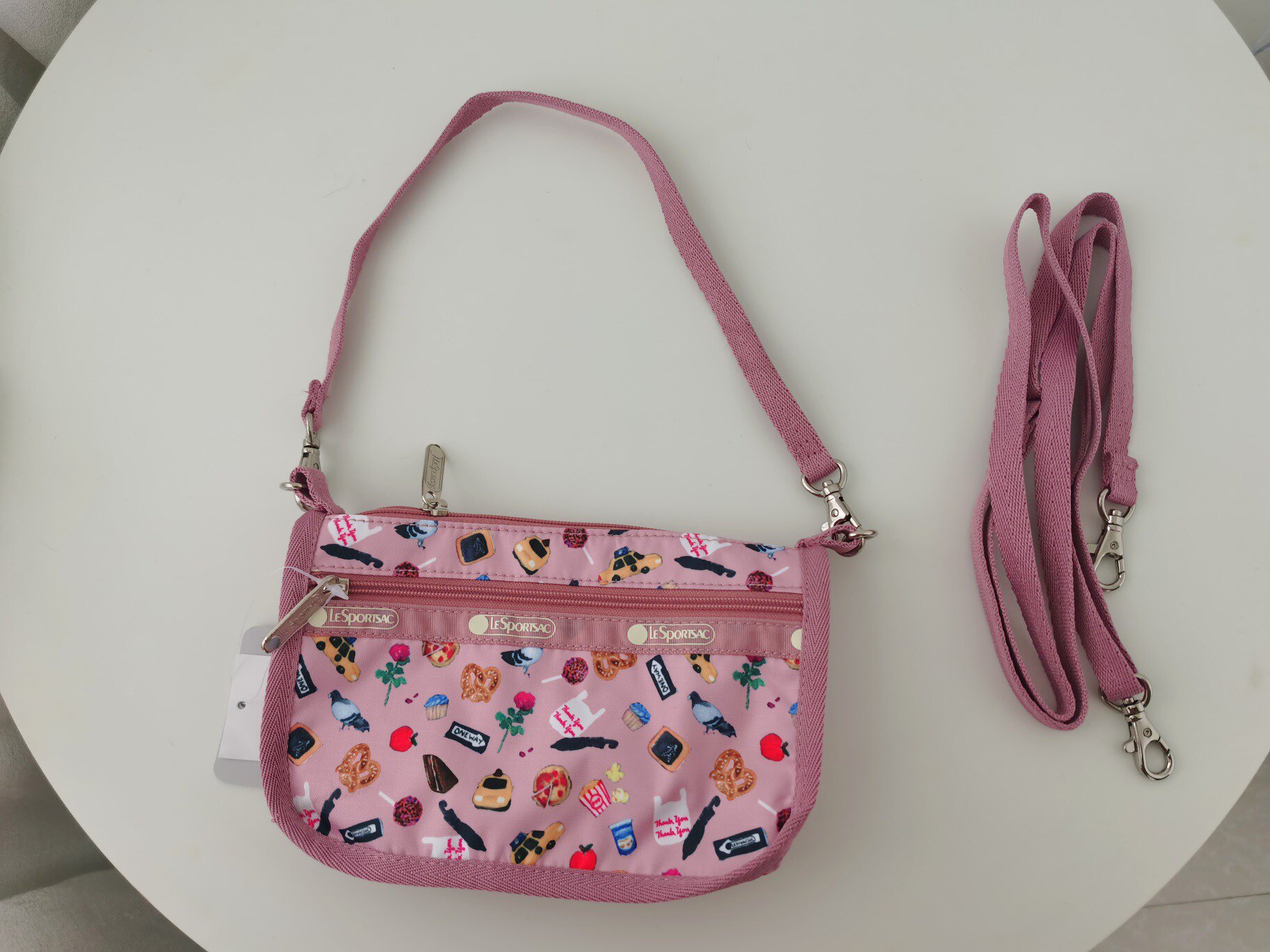 lesportsac乐播诗宝限量单肩手提包3454小号斜挎通用款女包