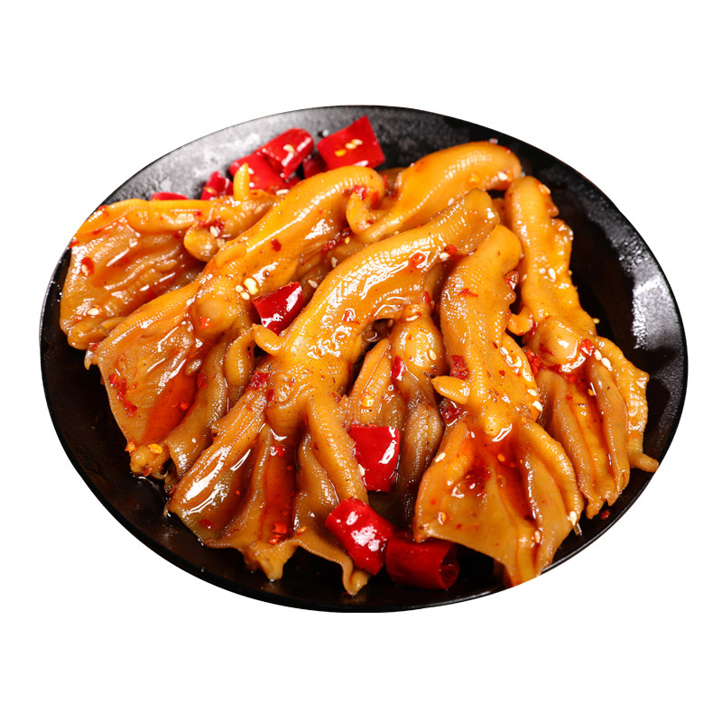 陌小灿 新鲜现做 2袋包邮 麻辣去骨鸭掌无骨鸭爪零食熟食卤味小吃