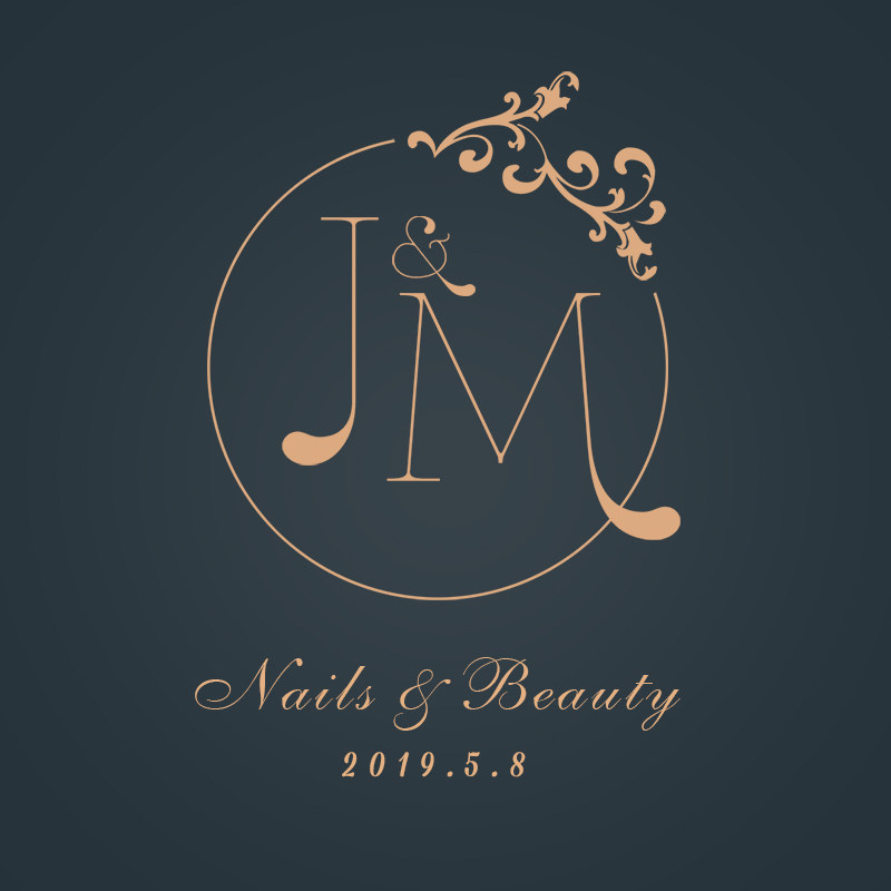 原创logo设计商标水印婚礼logo婚庆皮肤管理商标logo设计