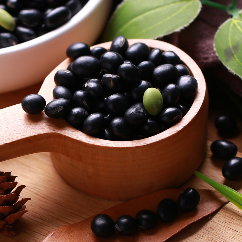 【依恋】黑豆 东北绿芯大黑豆农家自产绿心青仁黑大豆杂粮500g