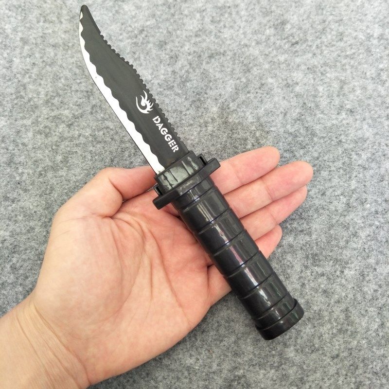 整人玩具塑料仿真刀整蛊假刀伸缩匕首道具不伤人吓一跳愚人节地摊