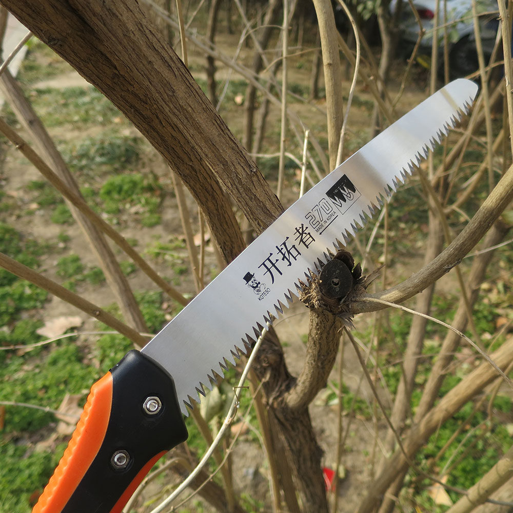 台湾进口开拓者省力果树锯园艺锯子剪树枝锯修枝修树专用锯粗枝锯