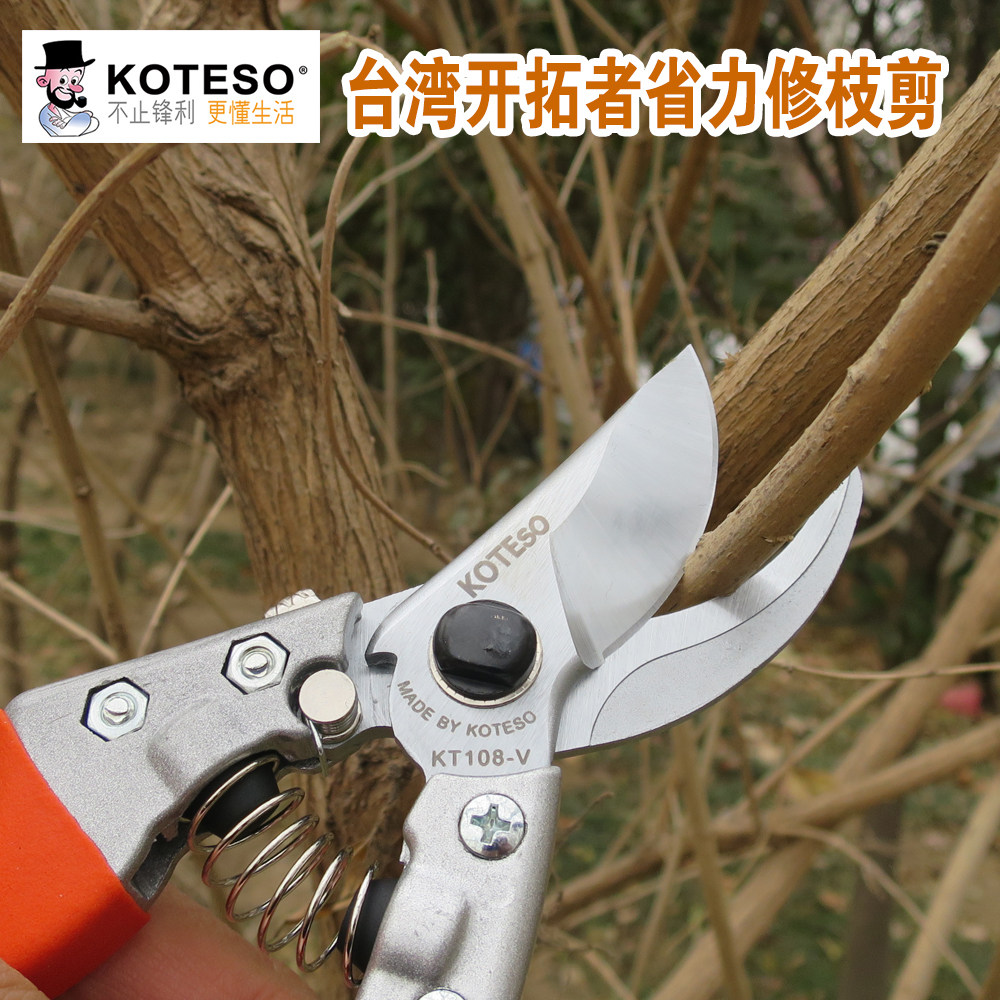 台湾原装进口开拓者省力果树园艺园林苗木家用修剪剪刀