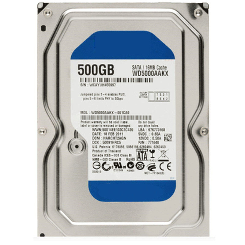 500g硬盘机械台式机电脑监控35寸7200转配合固态机械硬盘