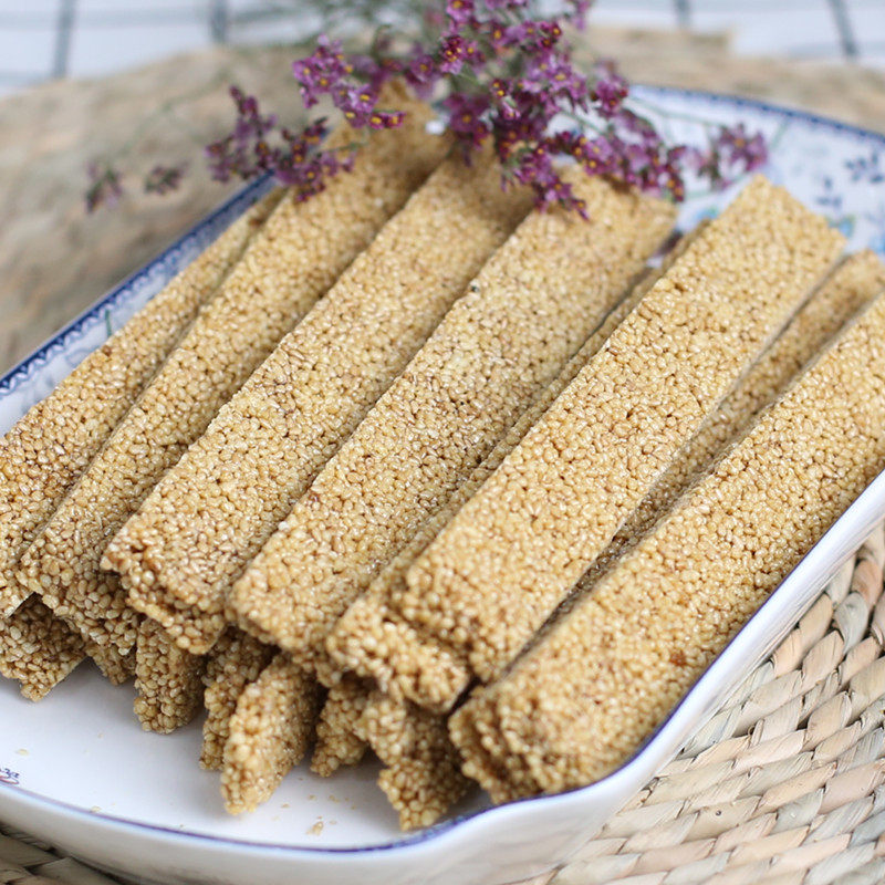 芝麻麻糖手工特产米花糖零食河北邯郸鸡泽友阳传统中式糕点