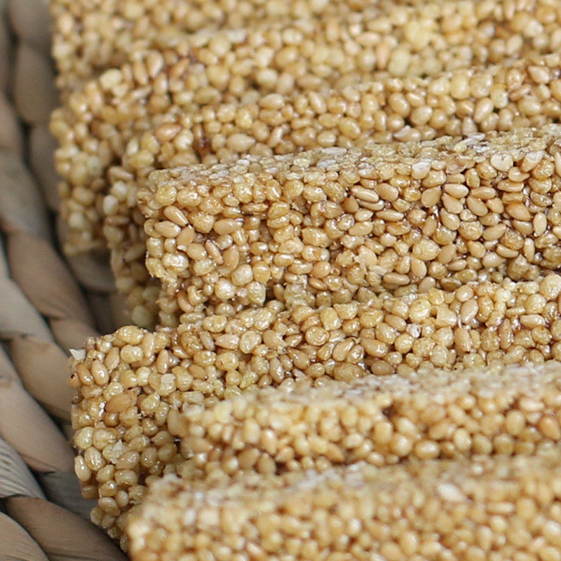 芝麻麻糖手工特产米花糖零食河北邯郸鸡泽友阳传统中式糕点