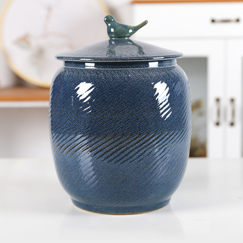 陶瓷米桶米家用防潮潮米20斤30斤带盖米水缸腌菜米桶