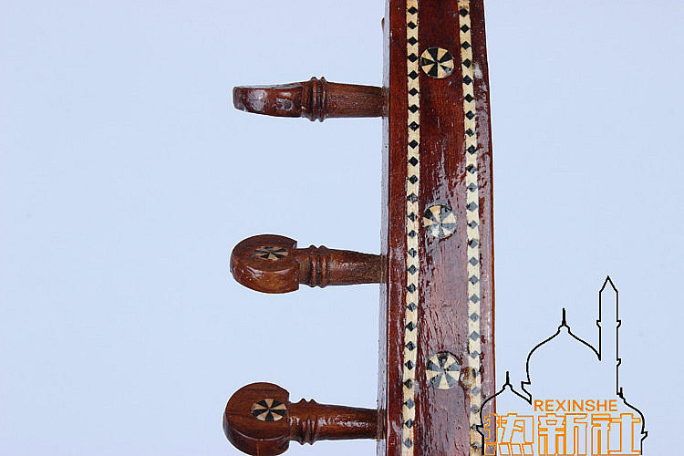 乐器新疆民族柯尔克孜族手工手工制制作kamoz库木三弦冬不拉