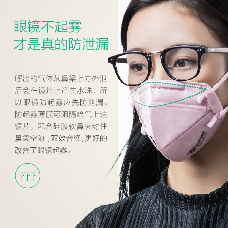 松研防尘口罩防雾霾pm2.5男女5只装