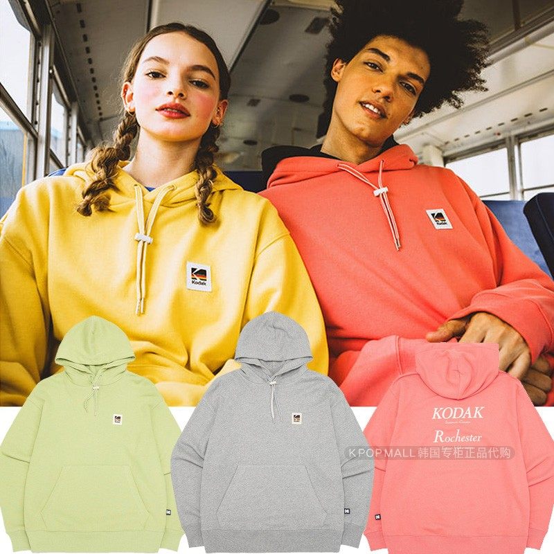 韩国正品代购kodak2021年秋男女女同时尚潮牌卫衣