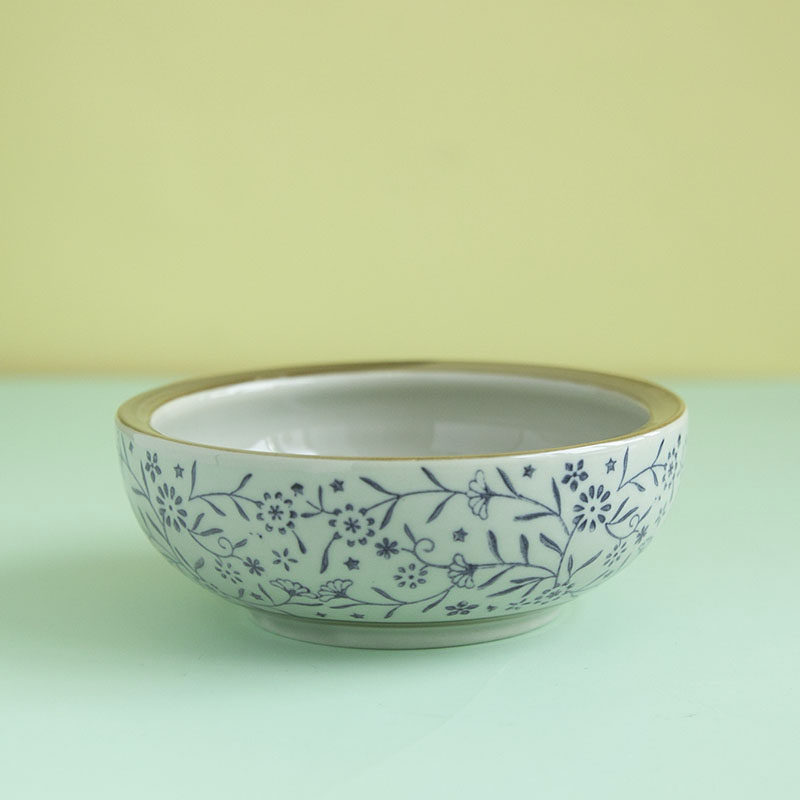 和风四季釉下彩陶瓷餐具复古小菜碗