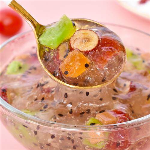 藕粉水果坚果罐装奇亚桂花代餐儿童纯莲官方藕粉