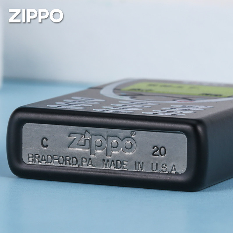 zippo芝宝正版打火机经典手机凹凸创意防风煤油zippo