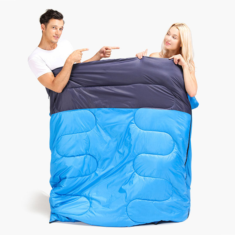 睡袋情侣夫妻野营浪漫帐篷双人家庭露营三人睡袋