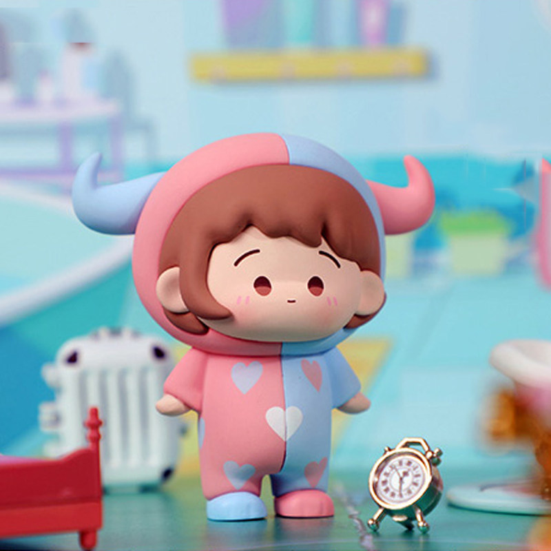 小西牛牛生活系列盲盒本命牛年呆萌可爱摆件潮玩盲盒