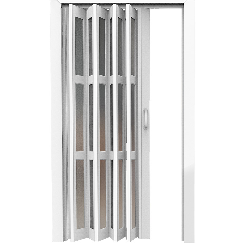 pvc折叠门厨房门伸缩家用无轨轨道隔断卫生间卧室门