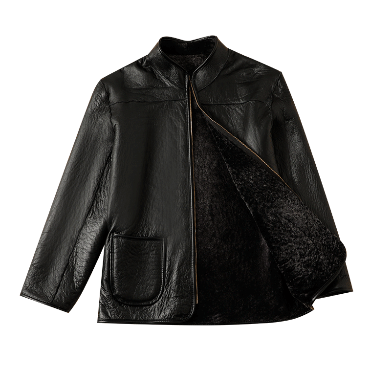 冬季新款羊皮皮袄皮毛一体外套加厚保暖上衣皮衣