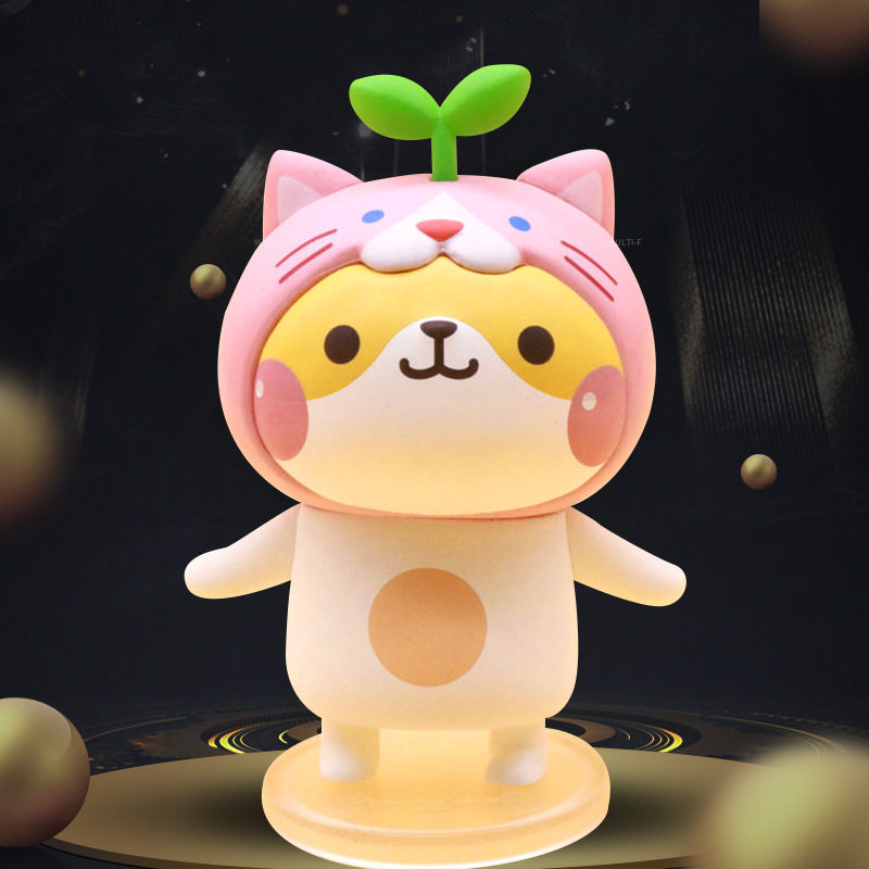 pvc注塑盲盒公仔定制卡通人物玩具动漫手办立体人面公仔