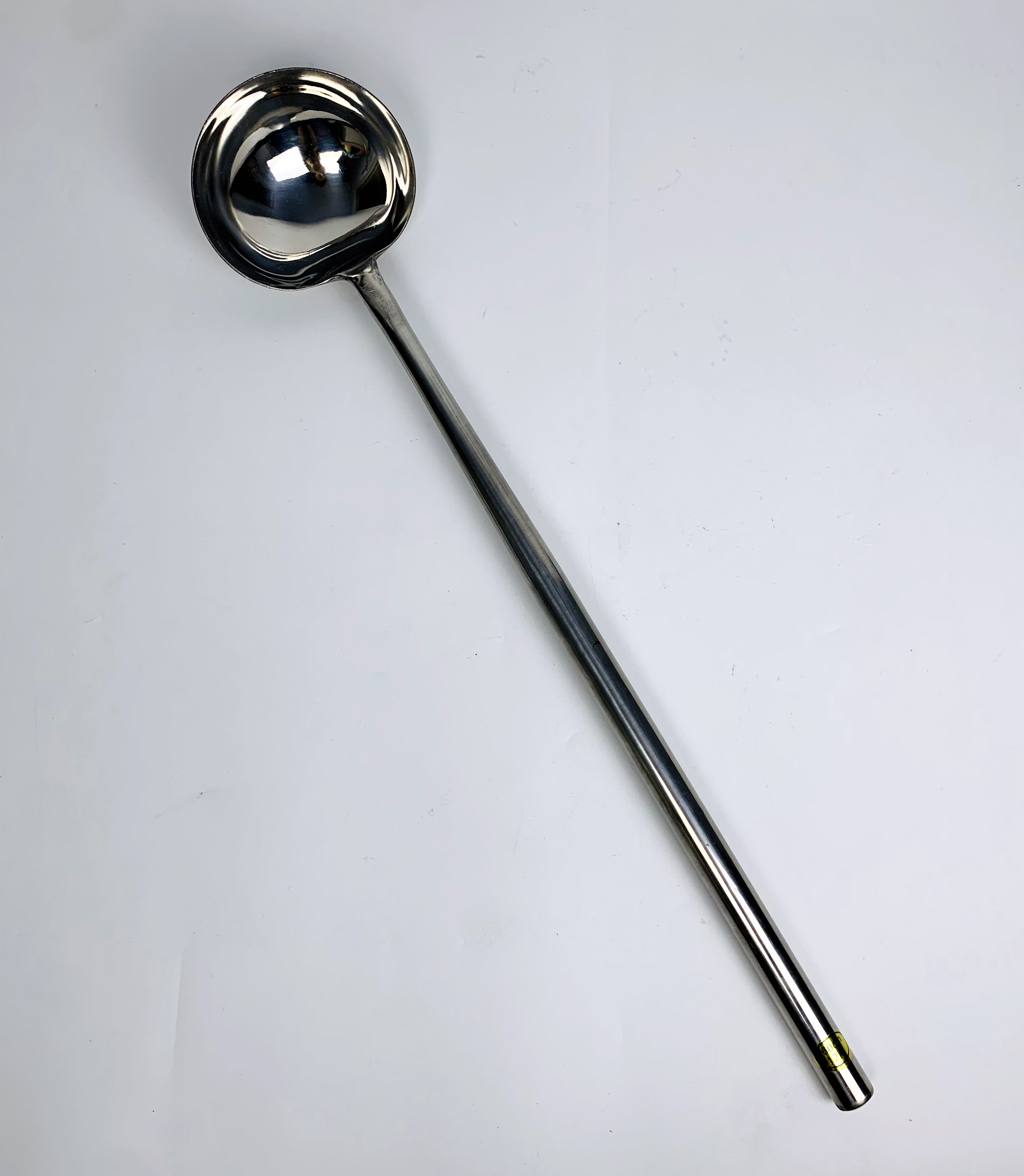 不锈钢加厚食堂勺子厨房加长炒菜勺大勺圆头长柄汤勺