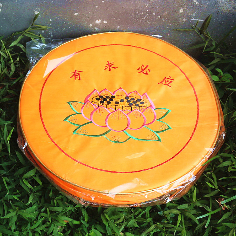 蒲团包邮黄色莲花垫垫堂拜磕头跪拜修垫拜禅摆件