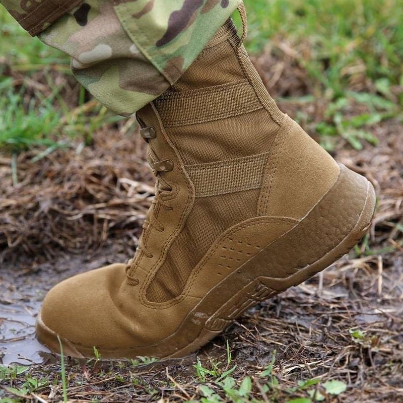 美国百利威Belleville沙漠靴男女作战靴夏季超轻透气战术鞋TR501