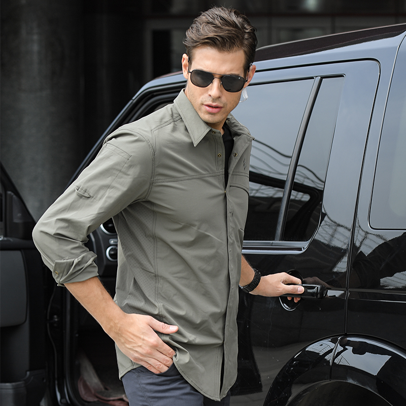 鹰爪行动战术衬衫男长袖夏季户外速干衬衣耐磨透气作训服军迷上衣