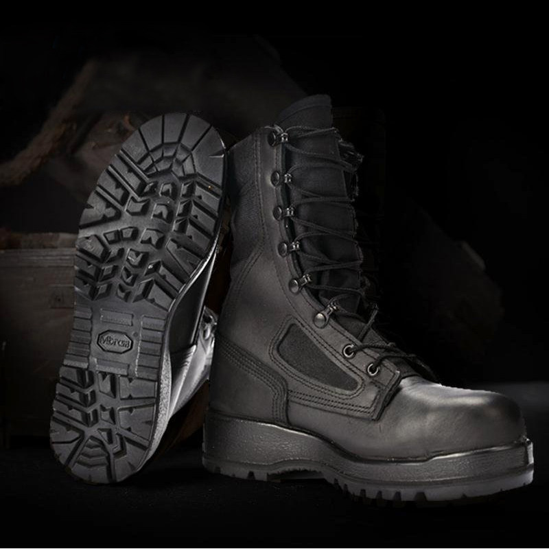 美国belleville百利威军靴男战术靴高帮作战靴沙漠靴300tst