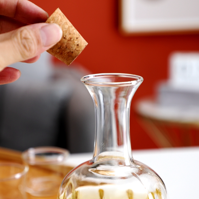 酒器一斤装国潮风白酒玻璃醒酒家用酒壶酒杯醒酒器