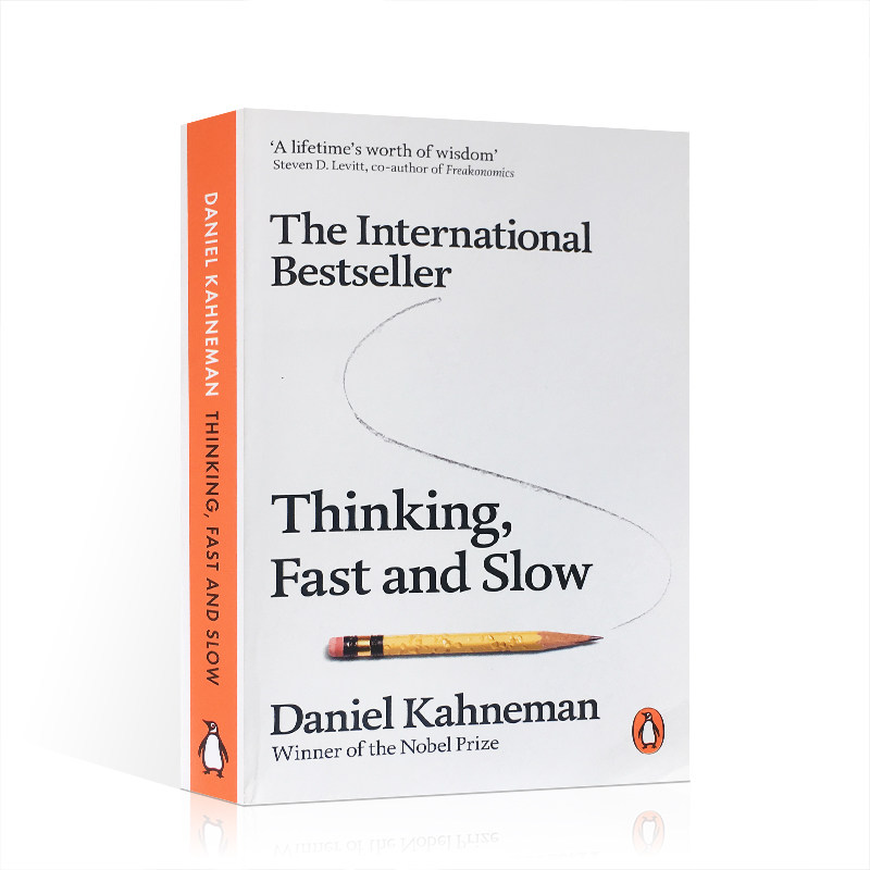 英文原版书籍思考快与慢 快思慢想康纳曼 thinking fast and slow