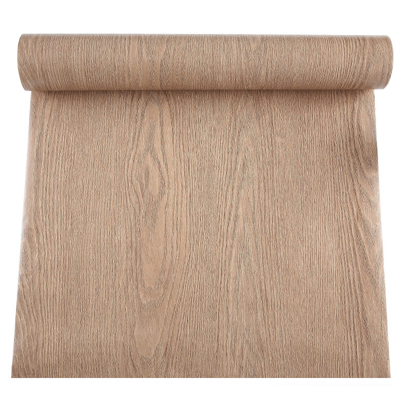 贴纸家具橱柜翻新防水木纹仿木波音软片自粘墙贴