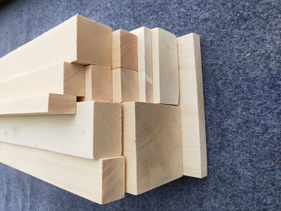 5cmx10cm松木抛光方实木条木龙龙骨原木材料木板原木木方