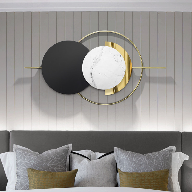 现代轻奢墙饰挂饰客厅沙发背景墙面装饰挂件餐厅卧室床头铁艺壁饰