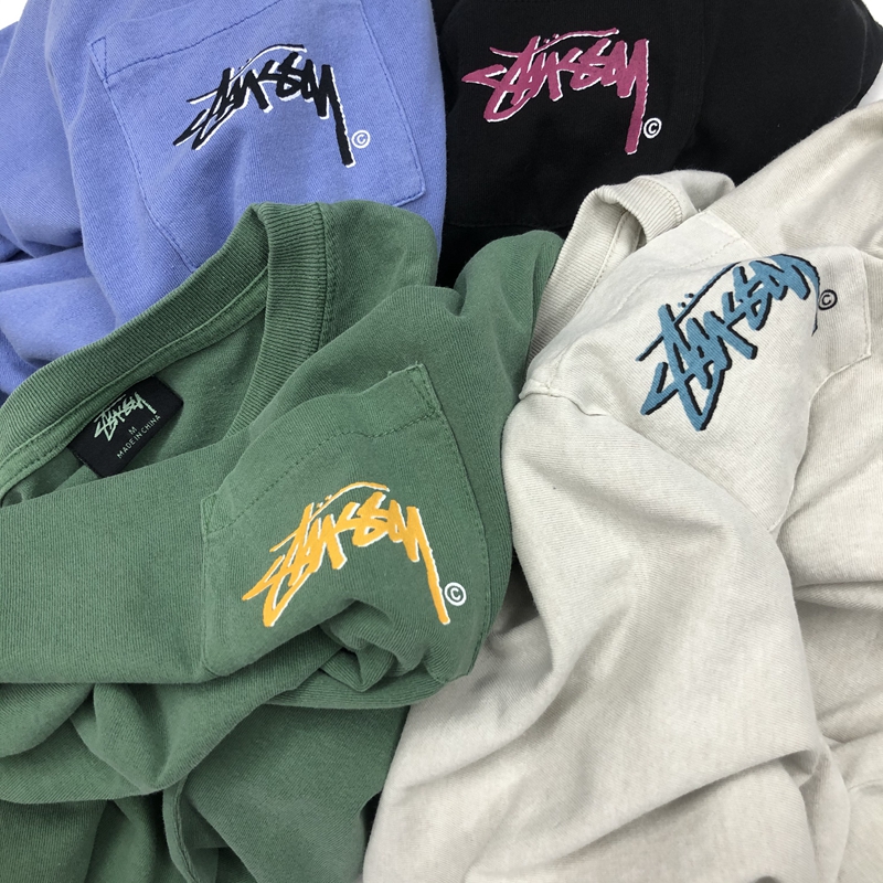 澳单潮牌 2021夏季爆款！好看~水洗棉质长袖T恤~四色可选