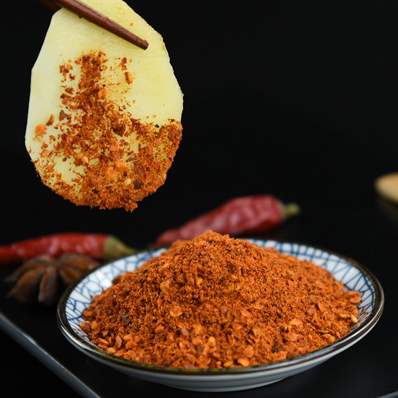 现货四川特色干碟成都六婆辣椒面蘸料500克香辣碟卤肉火锅烧烤碟