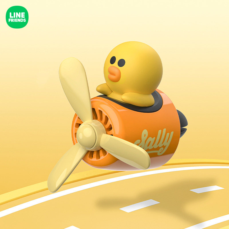 linefriendsbrown飞行员车载香薰淡香装饰摆件